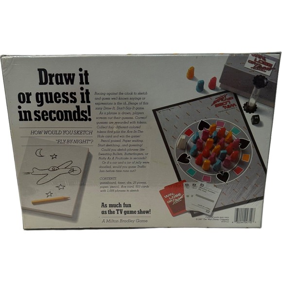 1987 WIN, LOSE or Draw Board Game Original Edition MB Disney VTG Collectible New - Picture 6 of 7